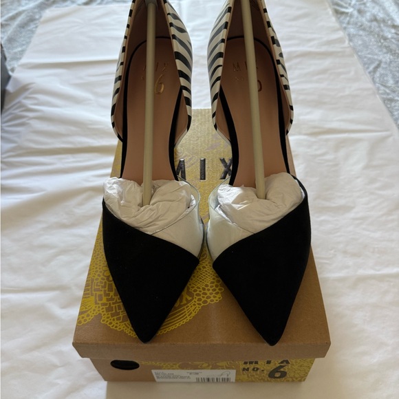 NIB Mix No. 6 Elegant Zebra Women's Heels sz 8.5 - Picture 6 of 10